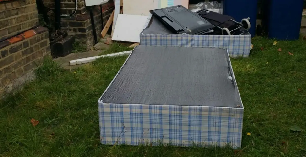 Bed Removal work by City Junk and Gardening